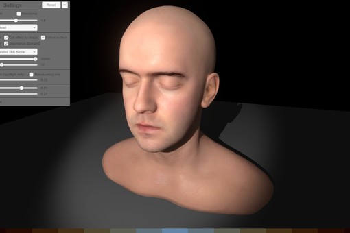Separable Subsurface Scattering in VR